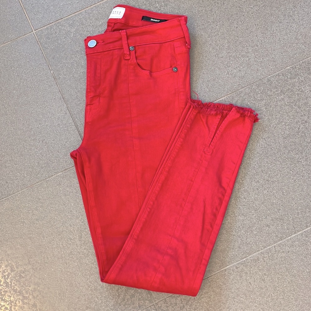 Red Skinny Jeans